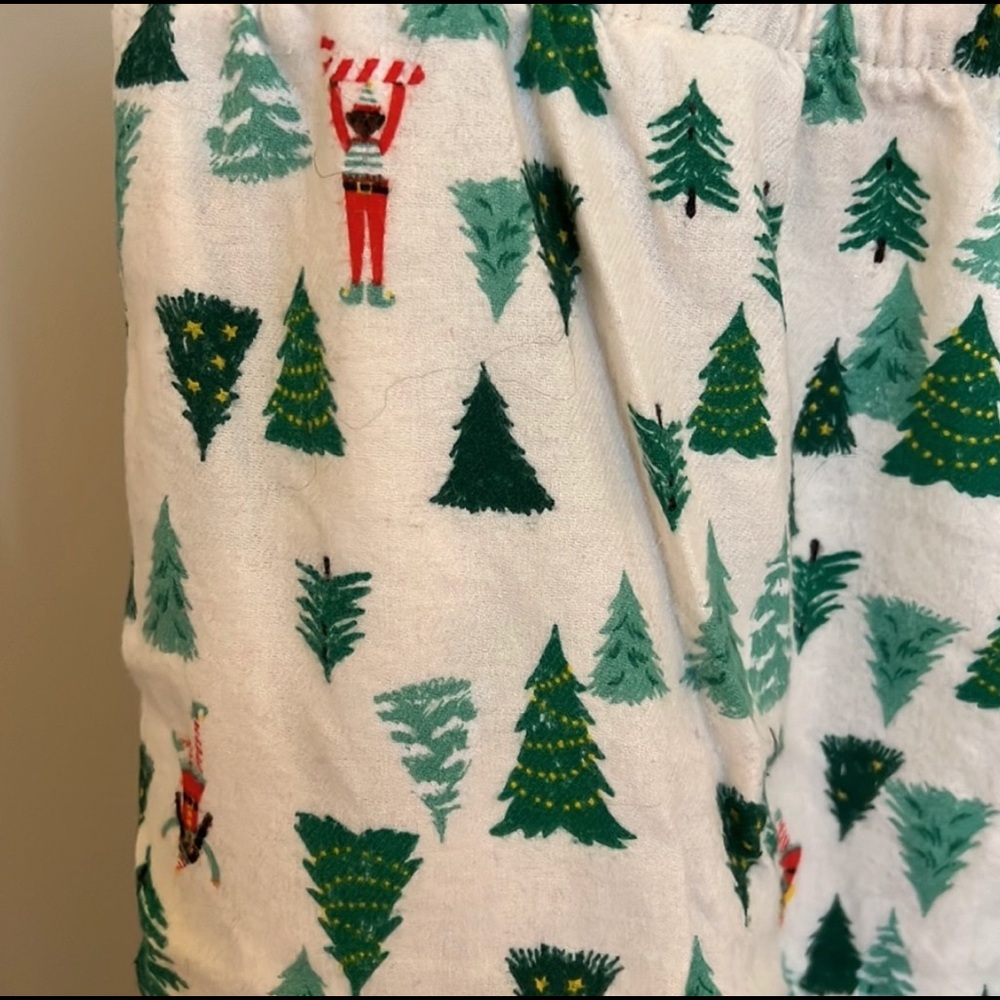 Mommy & Me Matching Family Christmas Tree Elf Toddler Footy Pajama & XS PJ Pants